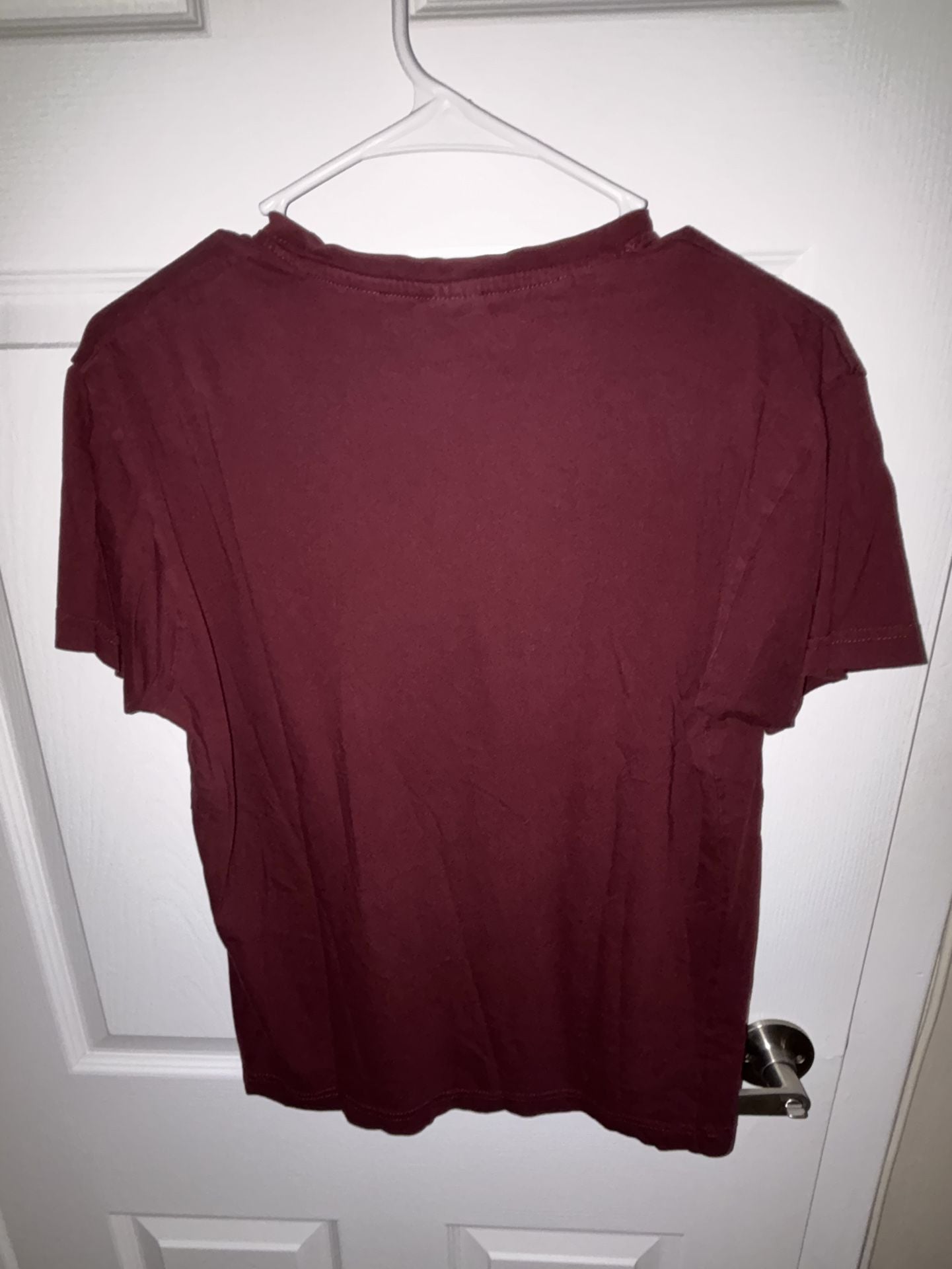 Universita Di Roma T-Shirt Size S Burgundy 4