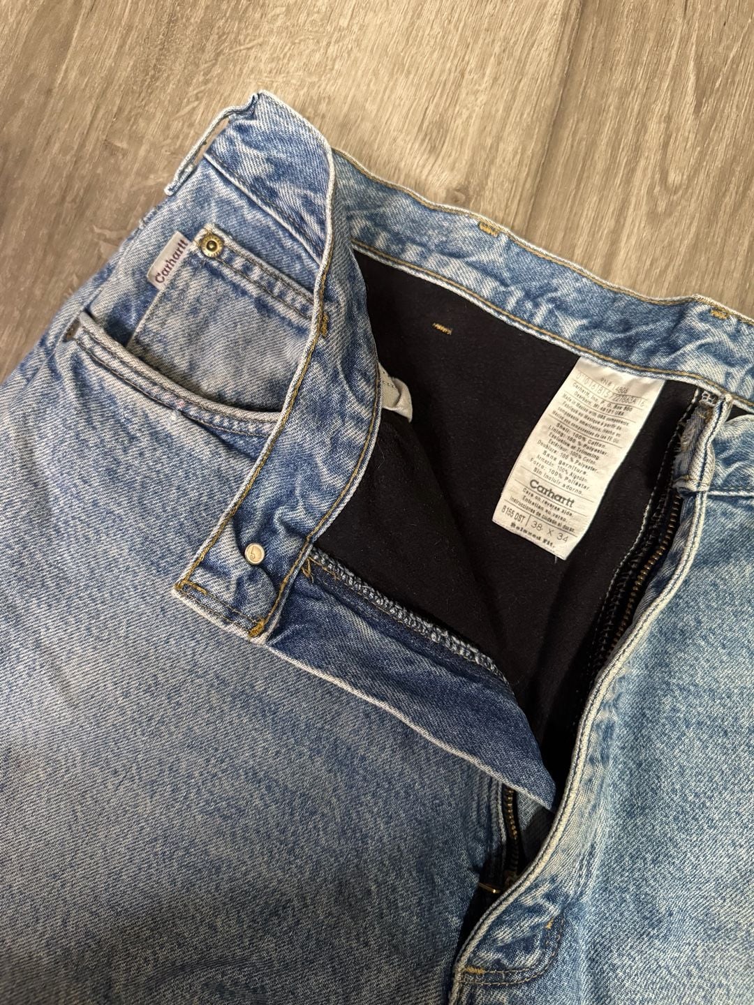 Vintage 2010 Carhartt Fleece Lined Jeans

 7