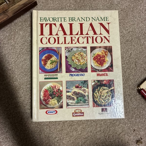 Favorite Brand Name Italian Collection (1994) Cookbook - Hardcover NEW Mint