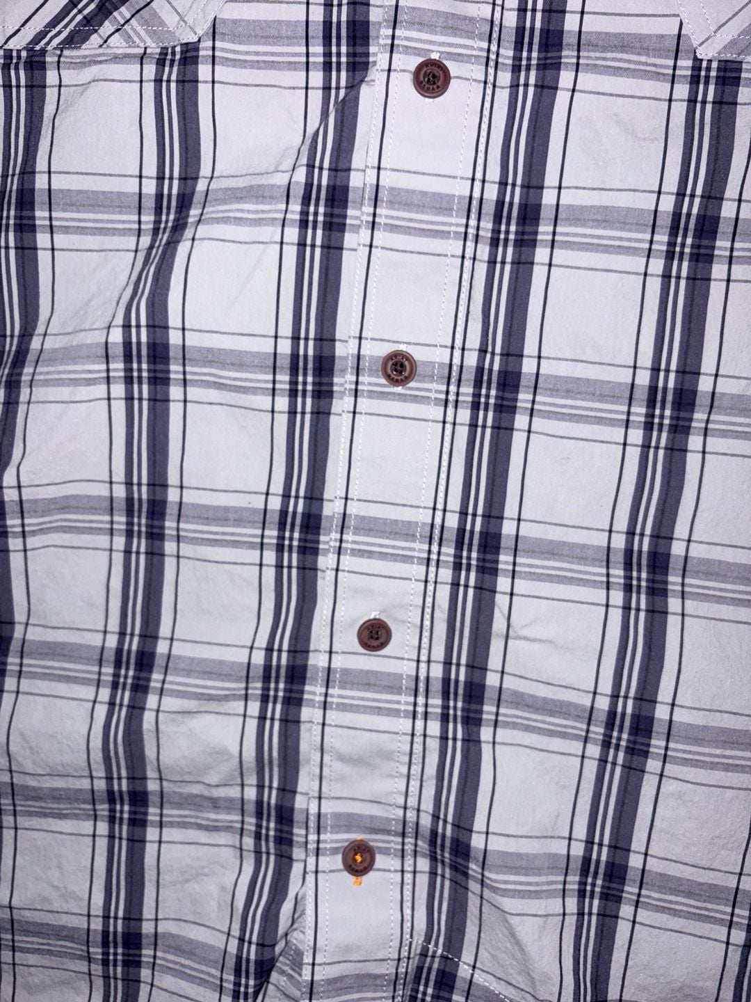 Ariat Rebar Plaid Short Sleeve Shirt Size XL 5