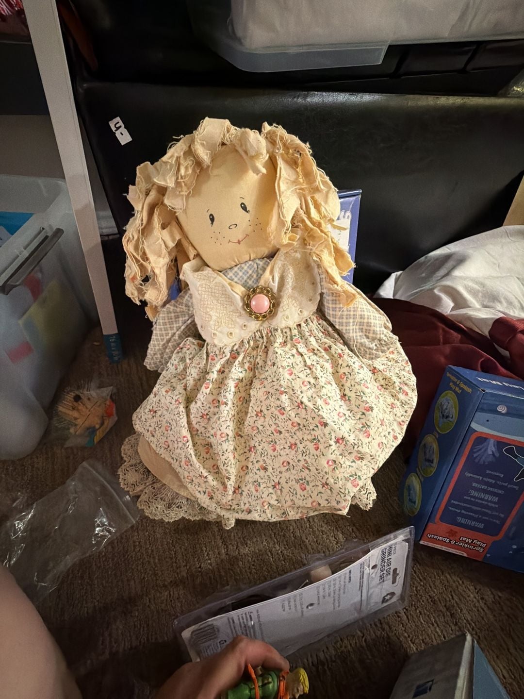 Spooky Pretty Antique French Celluloid Doll 1