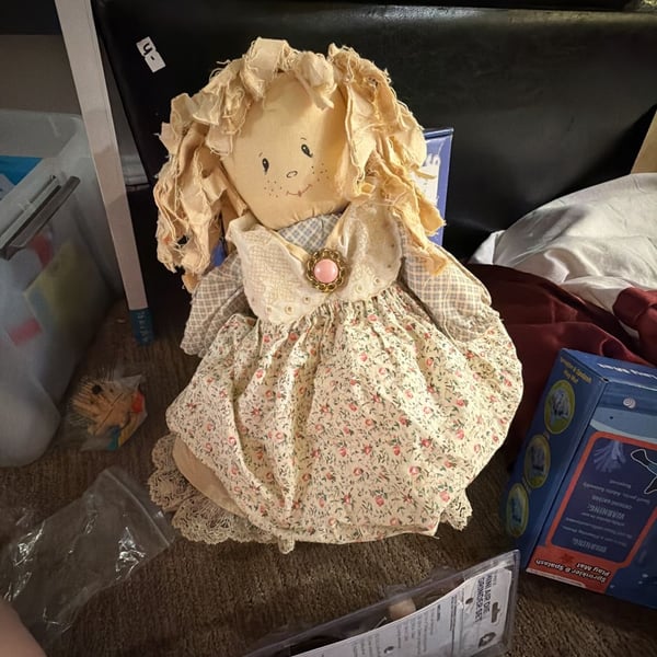 Spooky Pretty Antique French Celluloid Doll