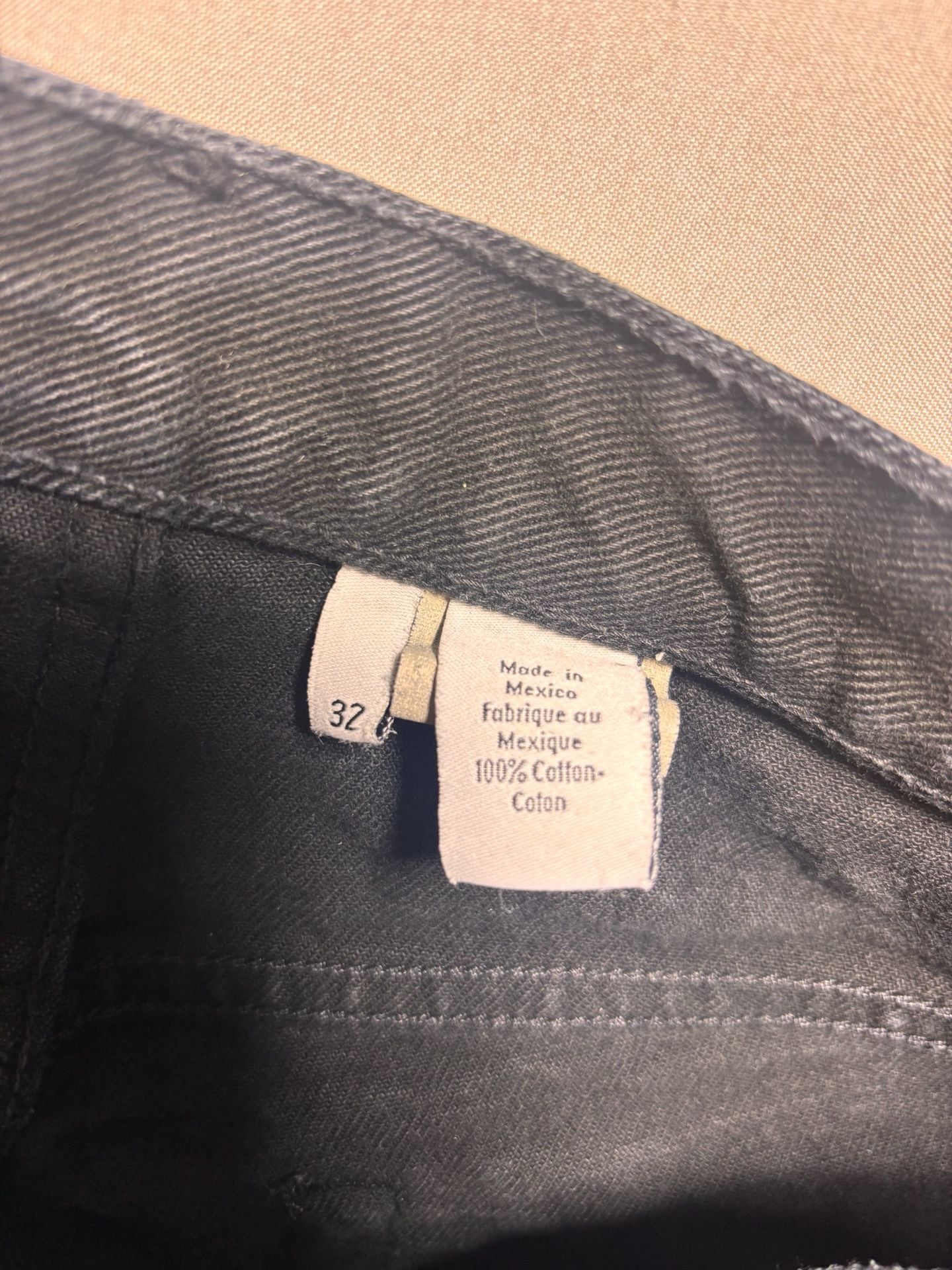 Calvin Klein Jeans Size 32 Black Denim Straight Leg Y2K Vintage 6