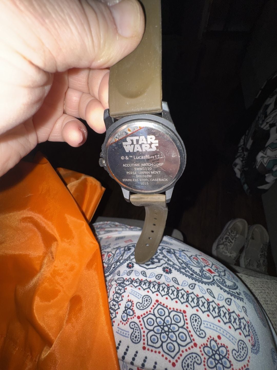 Star Wars Chewbacca Silicone Strap Watch SWM1110 2