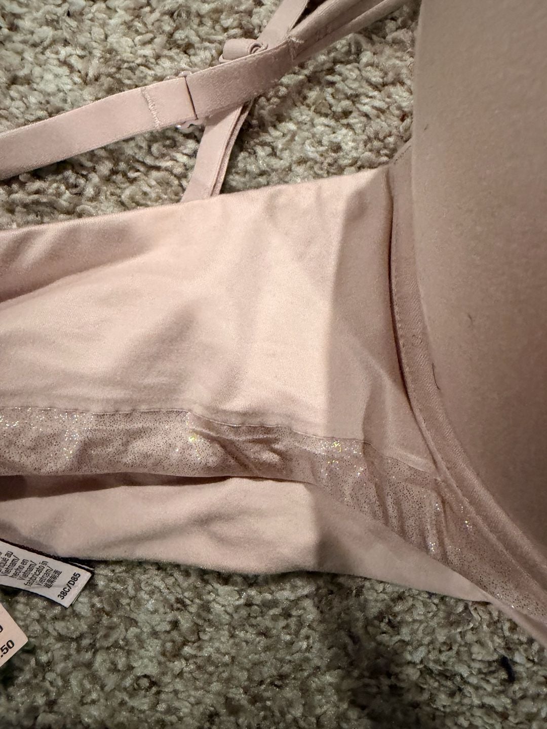 Victoria's Secret Body By Victoria Perfect Shape Bra Size 38C Pink 9