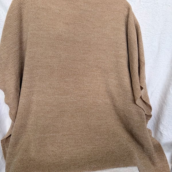 Oversize Women's Short Sleeve Knit Sweater
