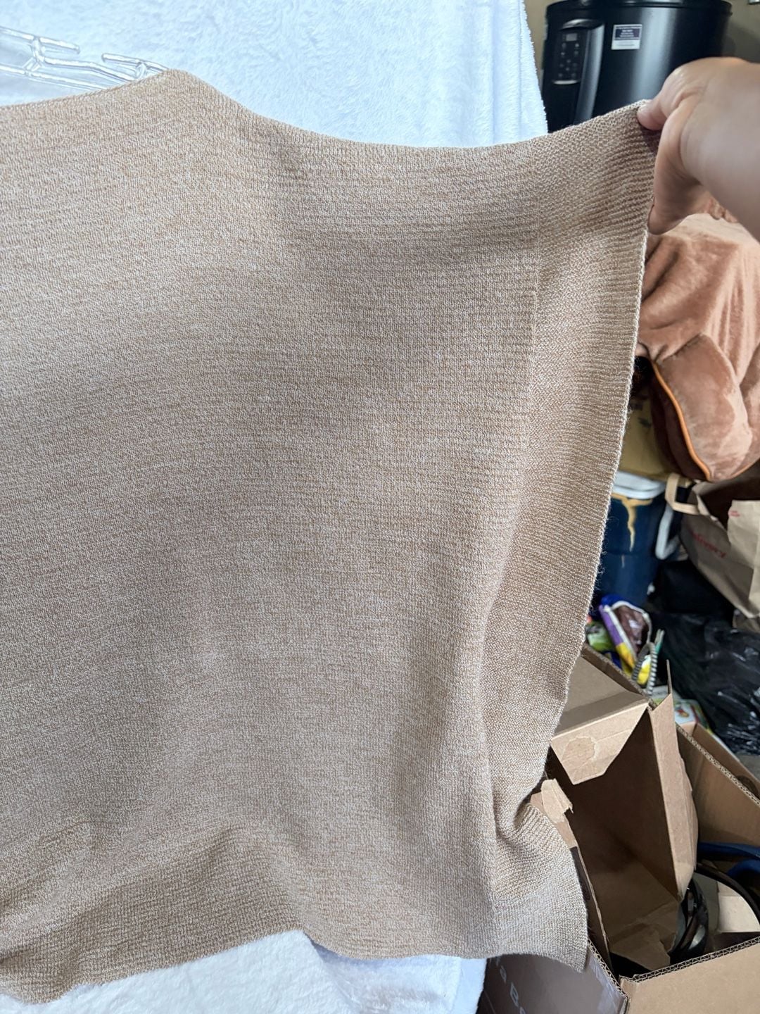 Oversize Women's Short Sleeve Knit Sweater 5