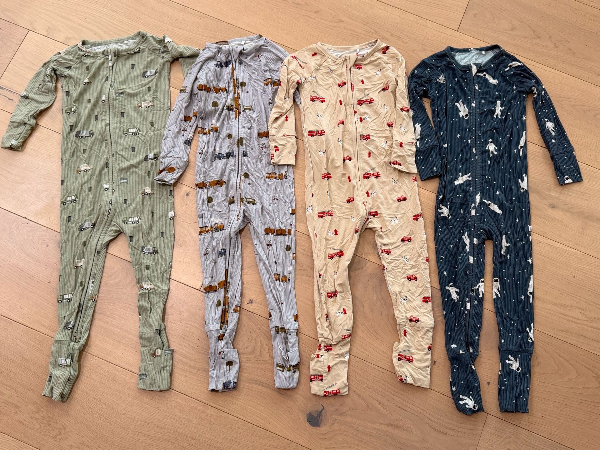 Brave Little Ones Footie Pajamas Size 18-24M Bundle Set of 4 2