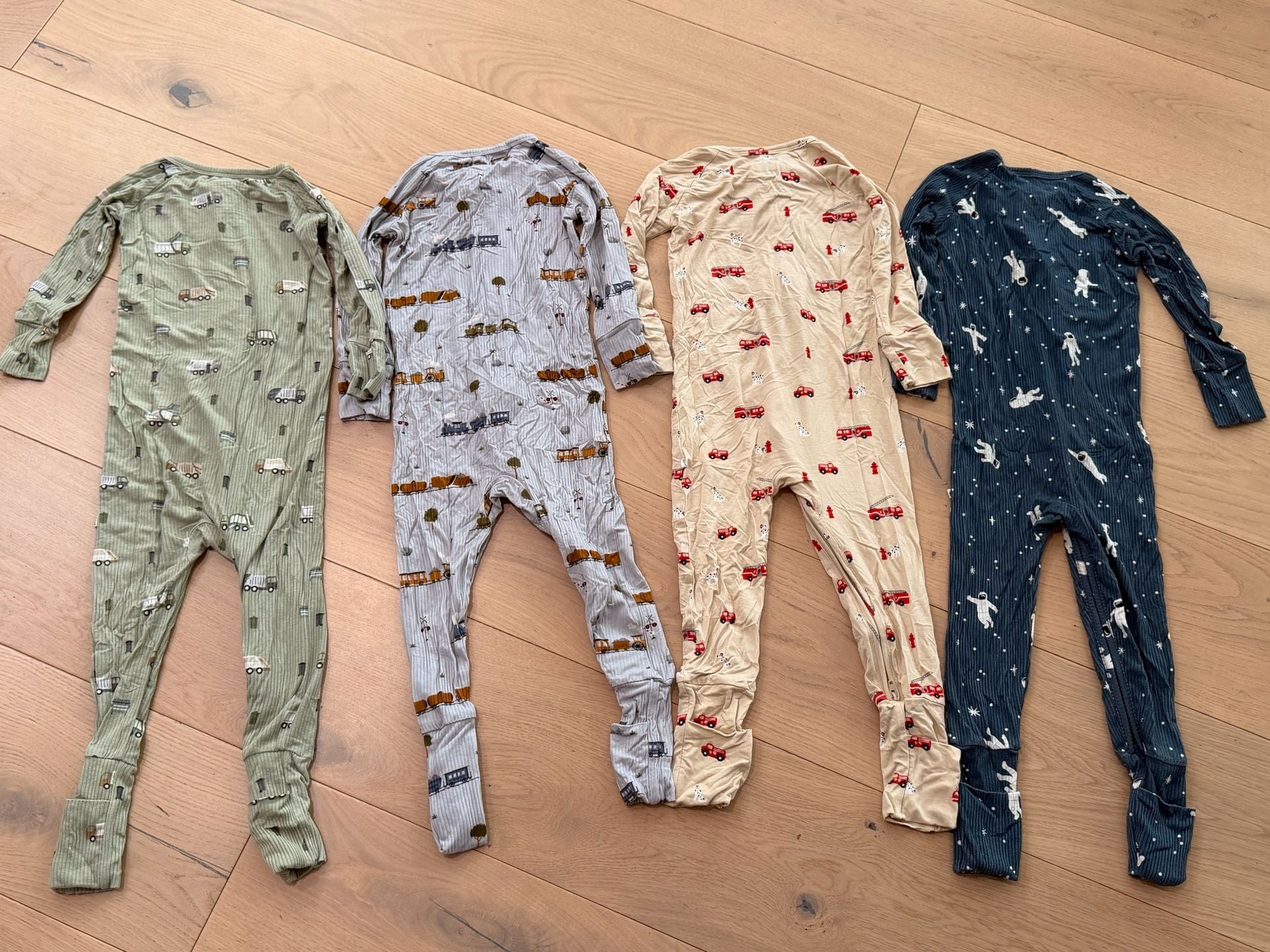 Brave Little Ones Footie Pajamas Size 18-24M Bundle Set of 4 6