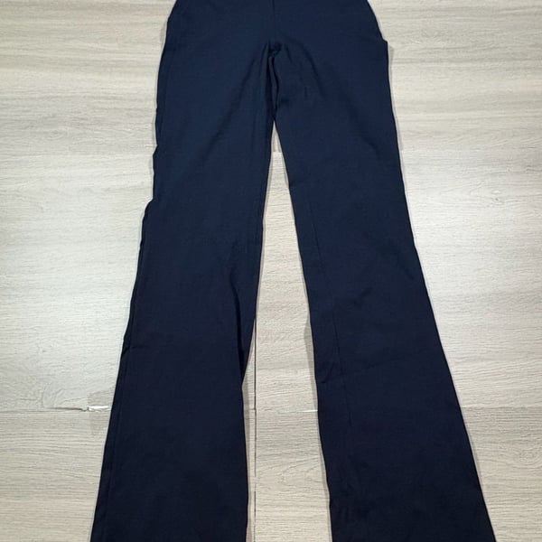Lululemon Groove Pant Flare Size 0 Navy Blue Yoga Pants