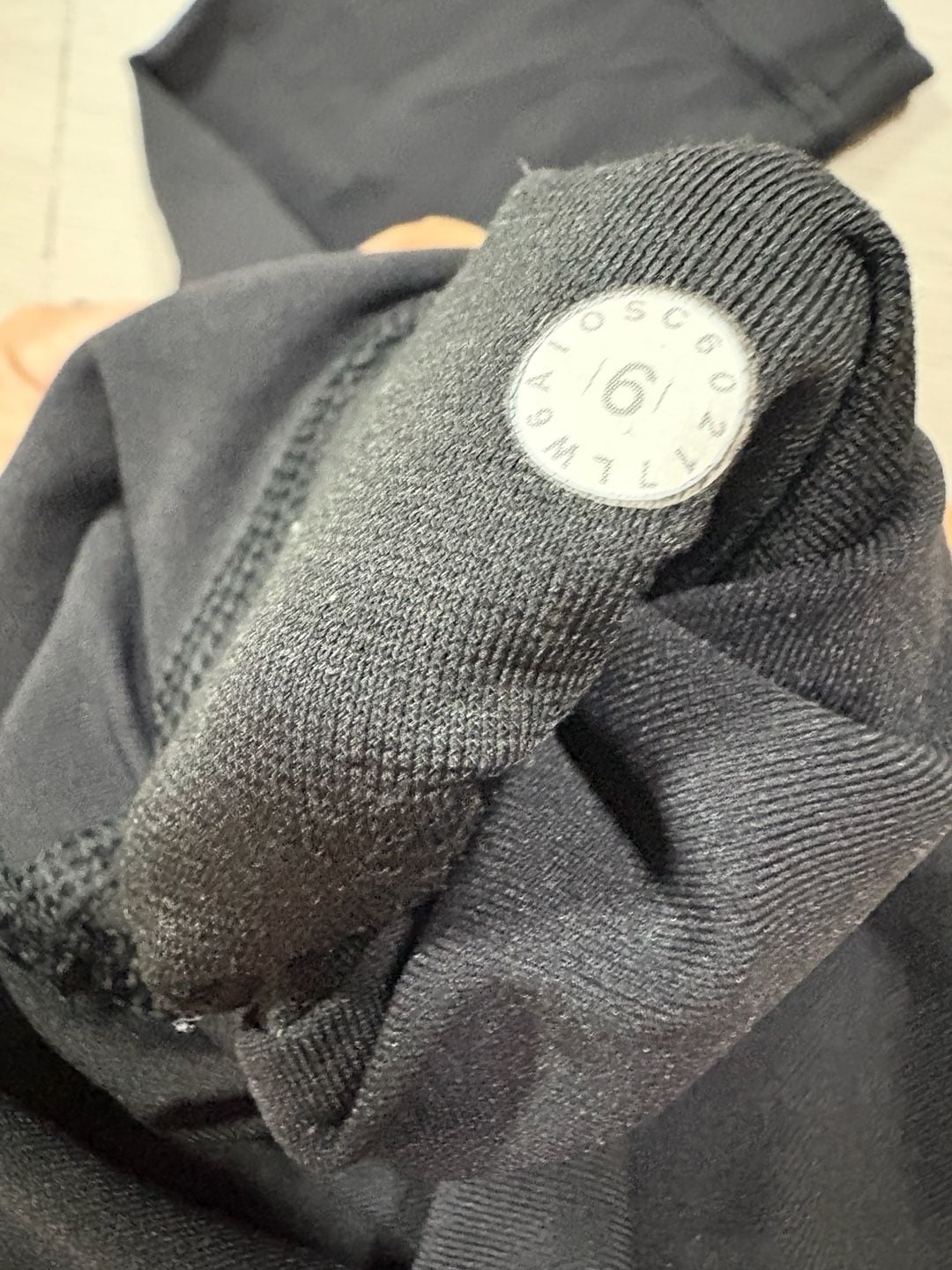 Lululemon Leggings Size 6 Black Athletic Crop Pants 3