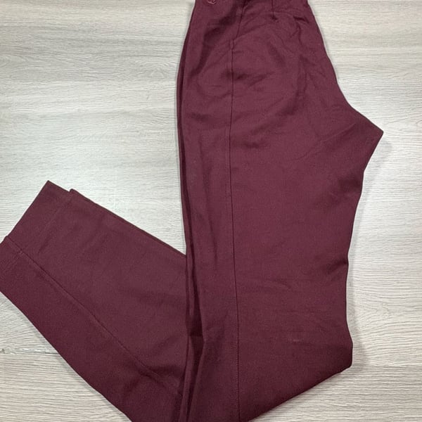 Lululemon Pants Size M Burgundy Viscose Blend