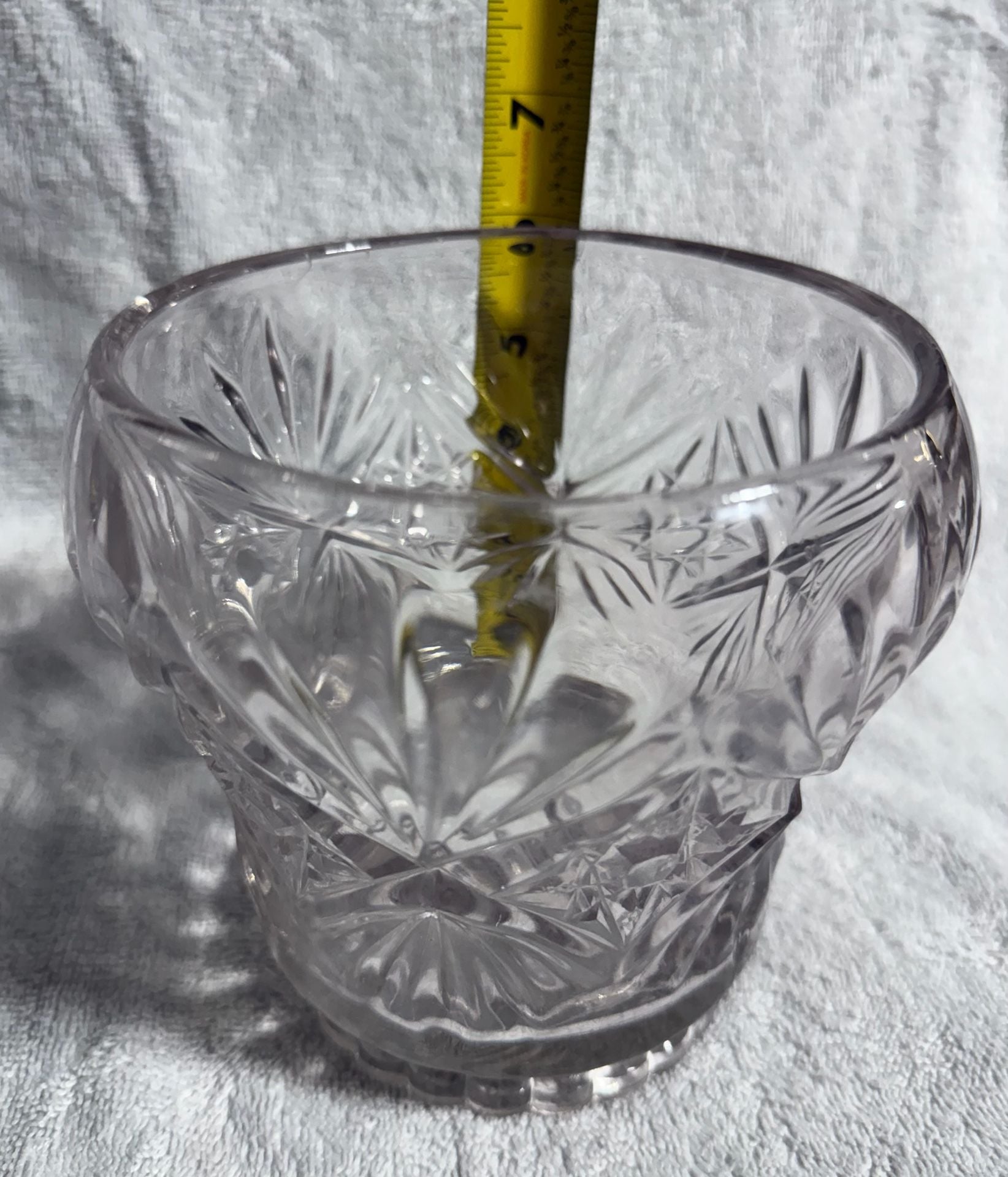 Anchor Hocking Glass Star Of David Vase 2