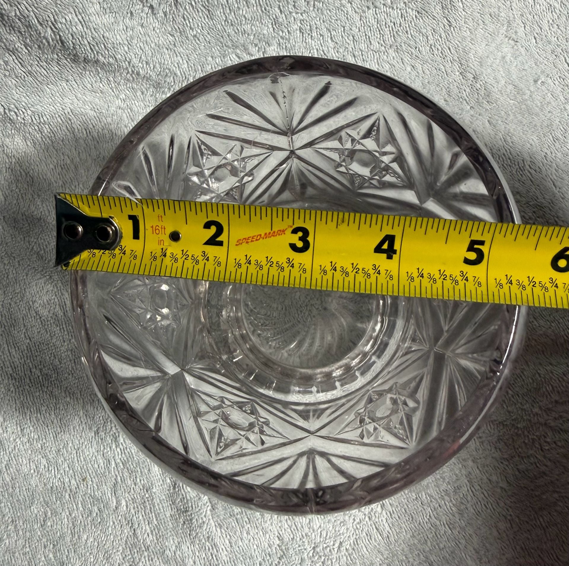 Anchor Hocking Glass Star Of David Vase 3