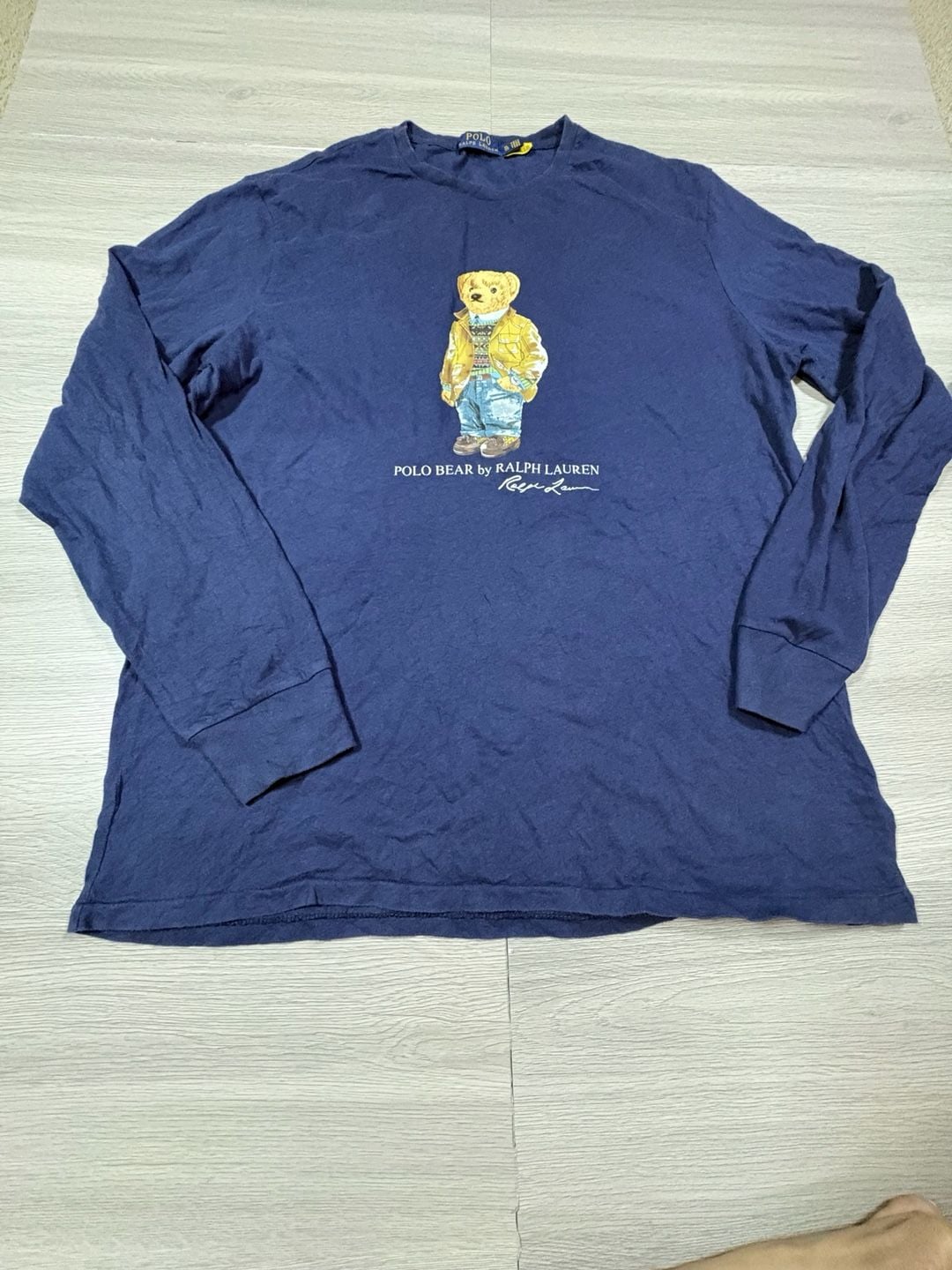 Polo Ralph Lauren Polo Bear Long Sleeve T-Shirt Size XL Blue 2