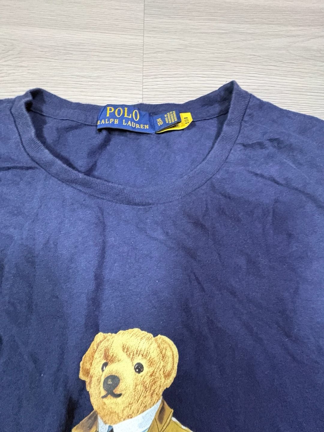 Polo Ralph Lauren Polo Bear Long Sleeve T-Shirt Size XL Blue 3