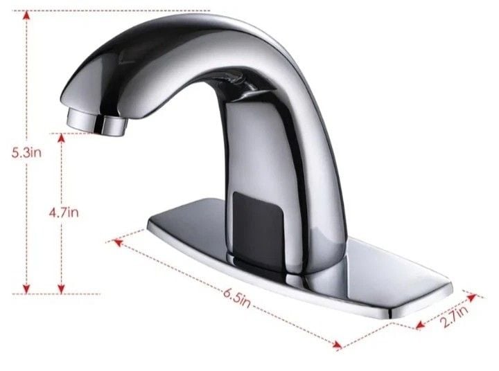 PRIMSOPH Automatic Touchless Bathroom Sink Faucet Chrome 7