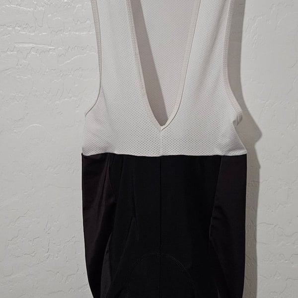 Ornot Cycling Bib Shorts Black White Mesh Blue Orange