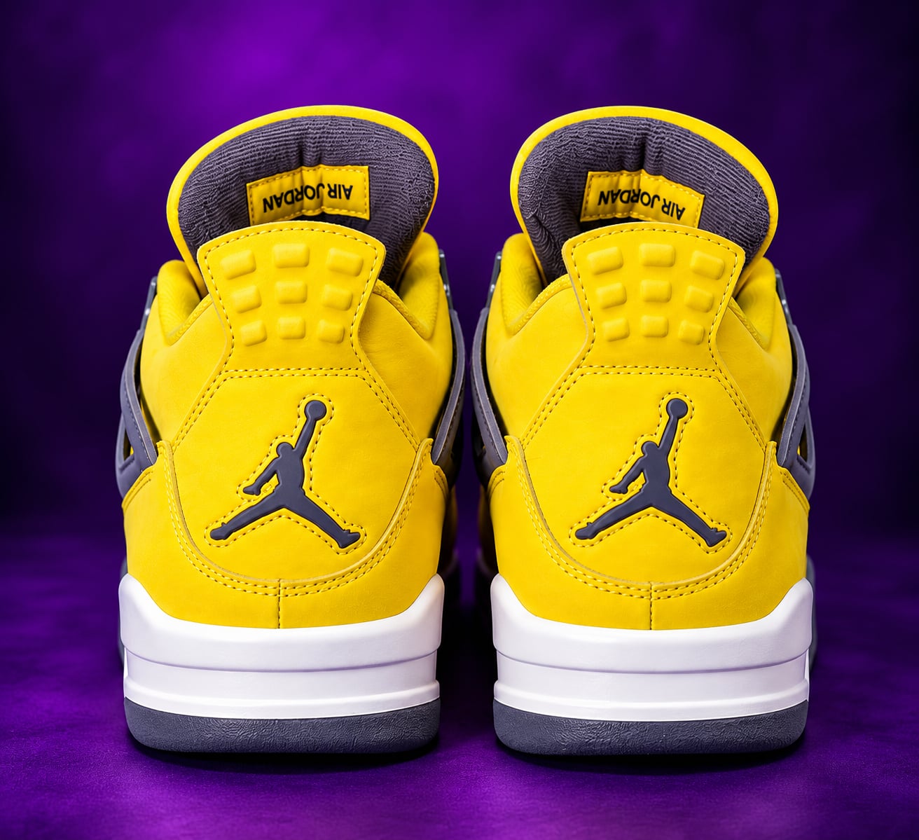 Air Jordan 4 Retro Lightning 2021 Tour Yellow Sneakers Men’s Size 8 6