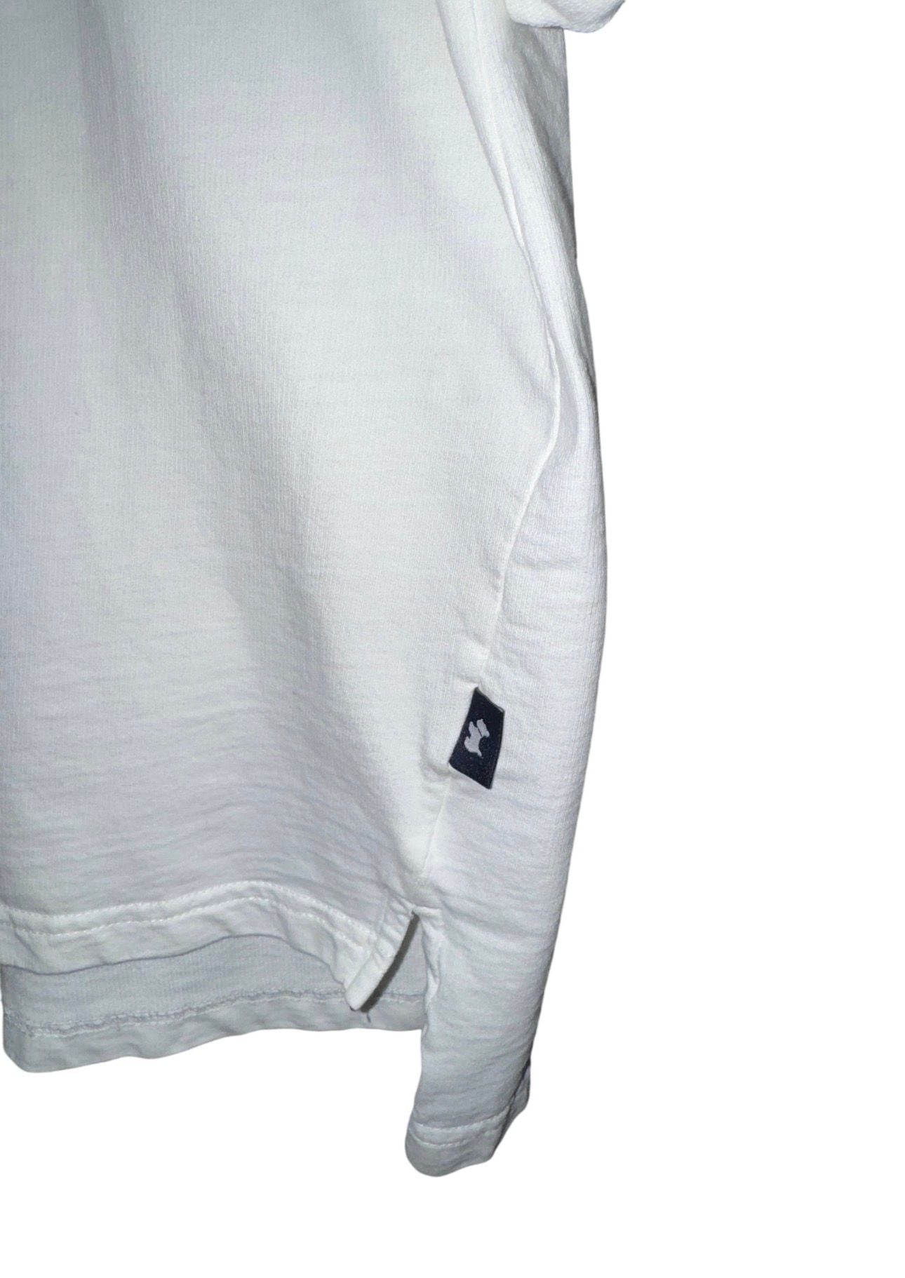 Agatha Paris T-Shirt Size S Cream Embroidered Logo Short Sleeve Crewneck 4