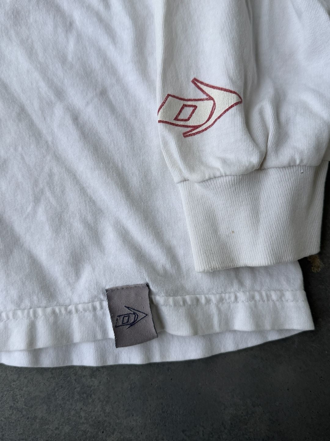 Vintage DECOY The Alternative Long Sleeve Shirt White Graphic Y2K 90s Streetwear 4