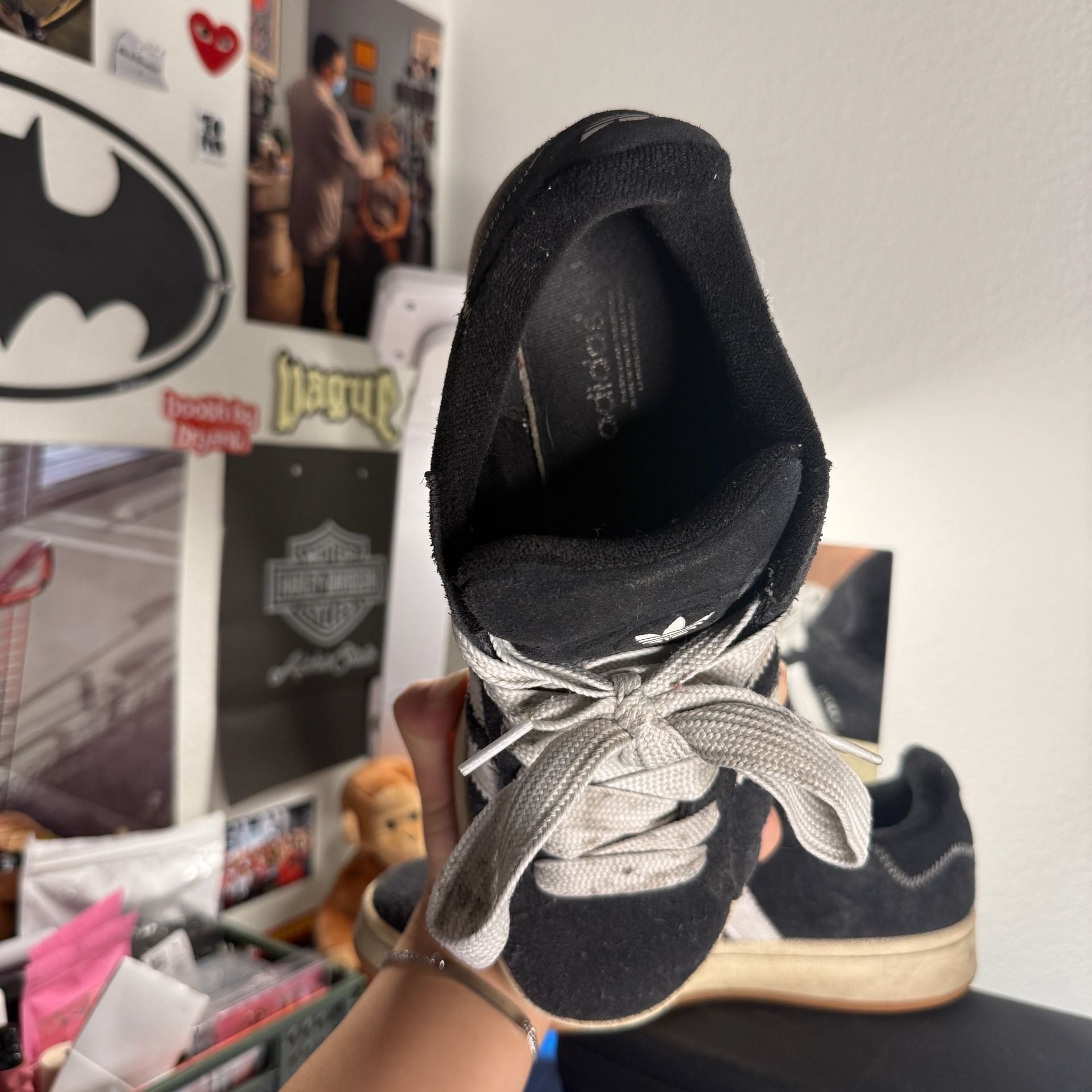 Adidas Campus 00s Size 7 Core Black Sneakers (Box not included) 8