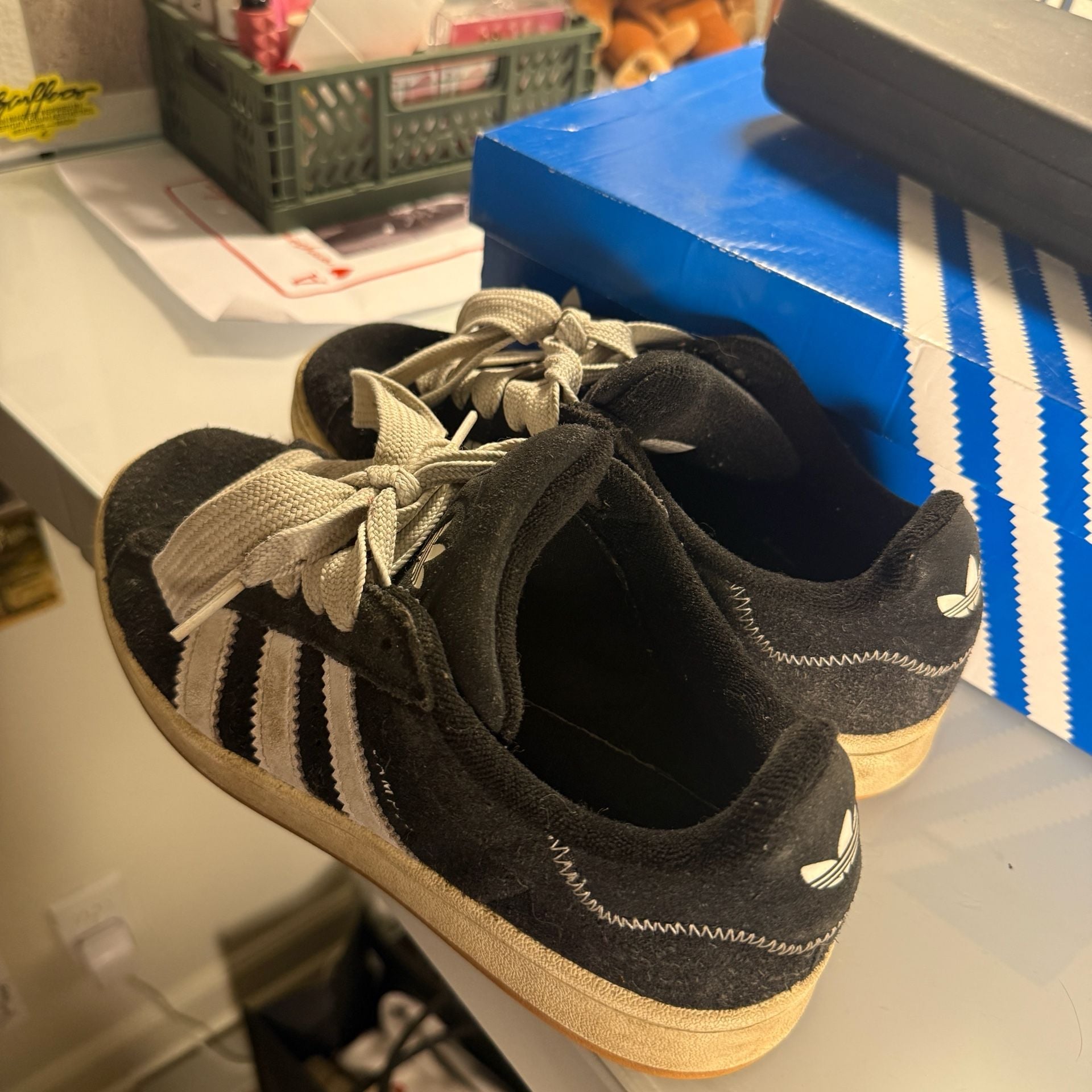 Adidas Campus 00s Size 7 Core Black Sneakers (Box not included) 10