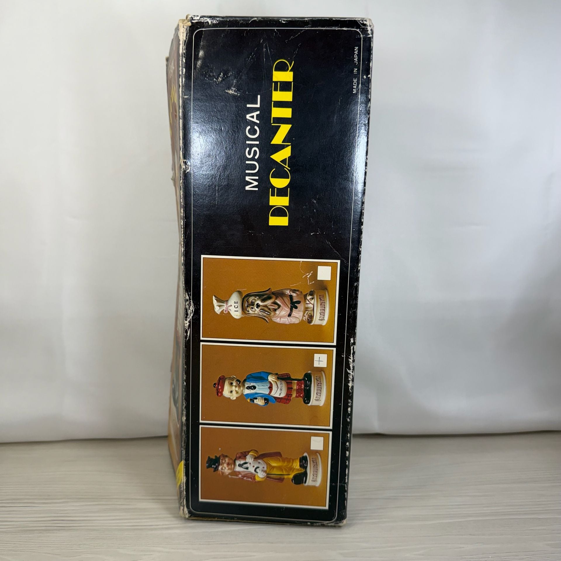 Vintage Mac Boozer Musical Decanter Ceramic Scotsman Figurine with Box 11