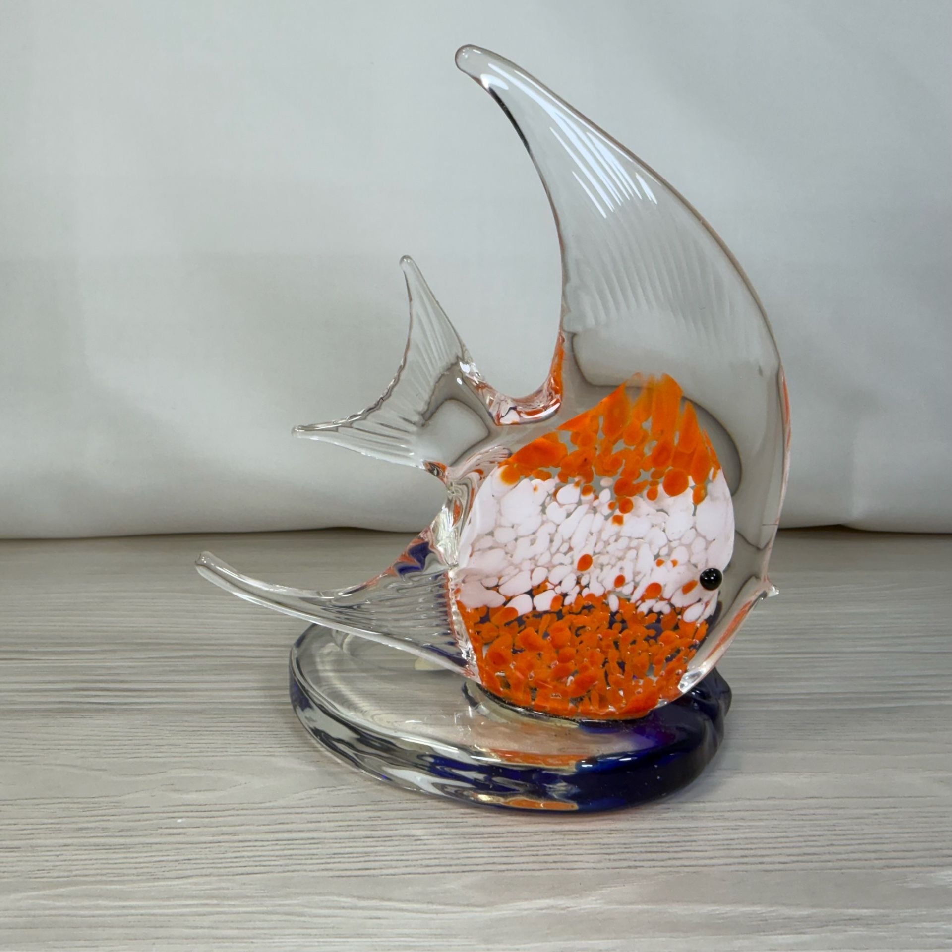 2 PartyLite Tea Light Holders Colorful Glass fish EUC 2