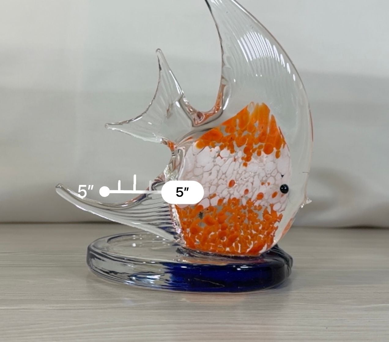 2 PartyLite Tea Light Holders Colorful Glass fish EUC 13