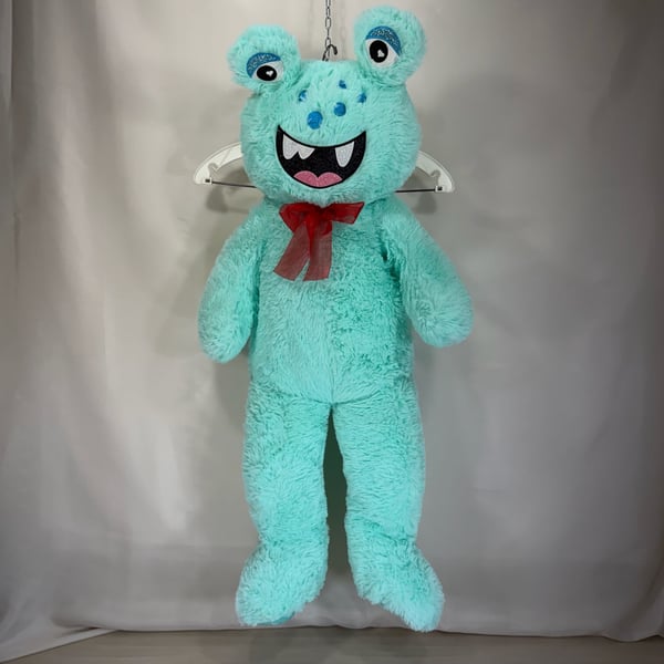 Hug Fun Teal Monster Plush Stuffed Animal Toy 36 Inch