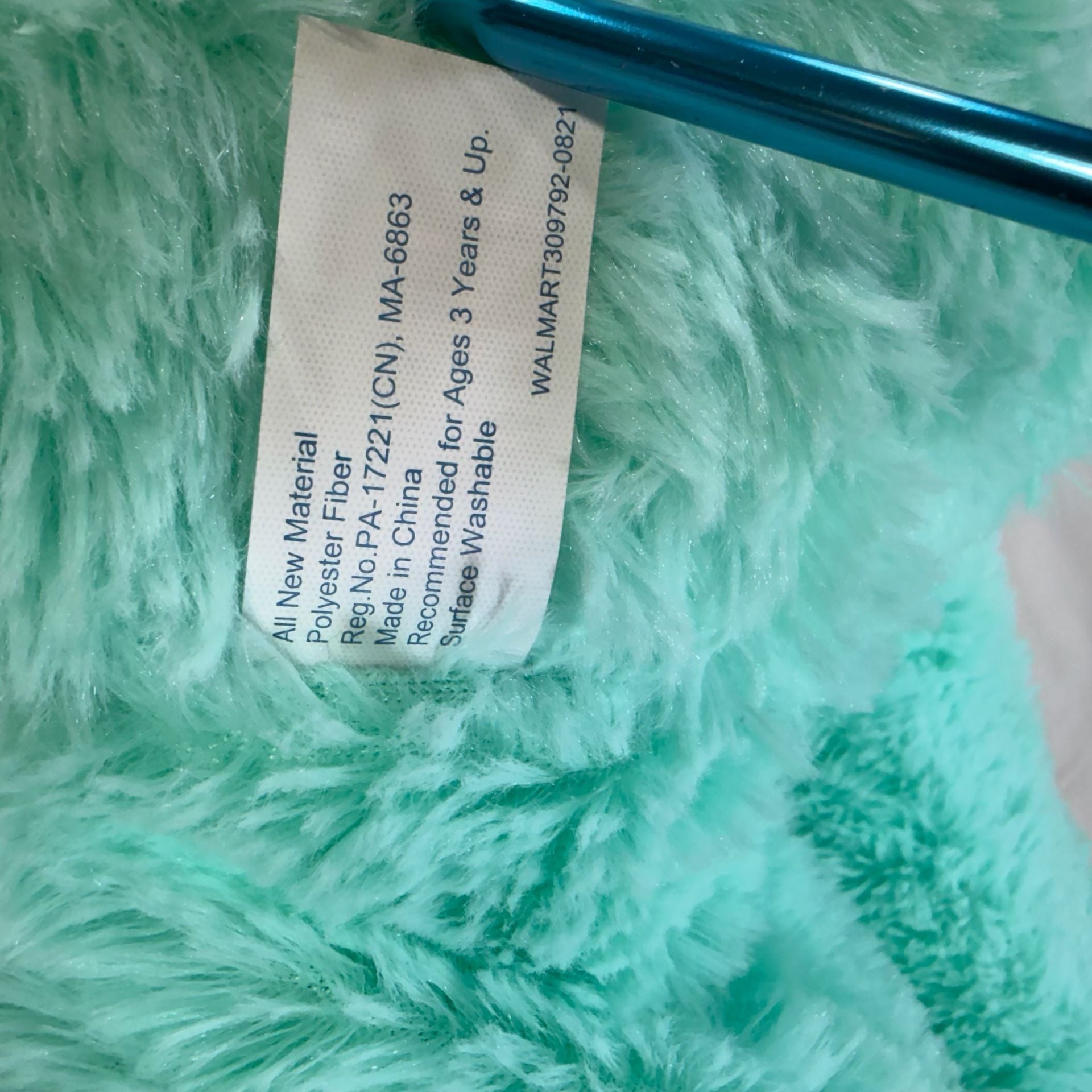 Hug Fun Teal Monster Plush Stuffed Animal Toy 36 Inch 9