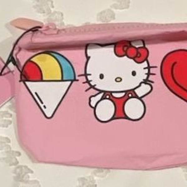 ALOHA Collection x Hello Kitty Splash Proof Mini Pouch Pink