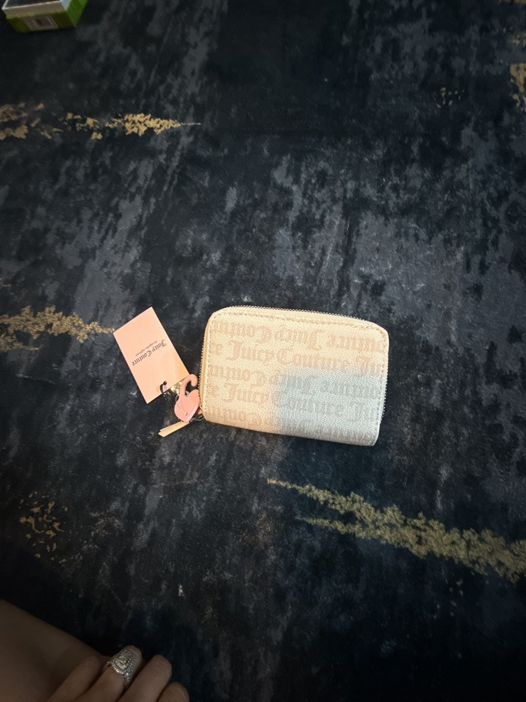 Juicy Couture Small Zip Around Wallet Sandstone 3