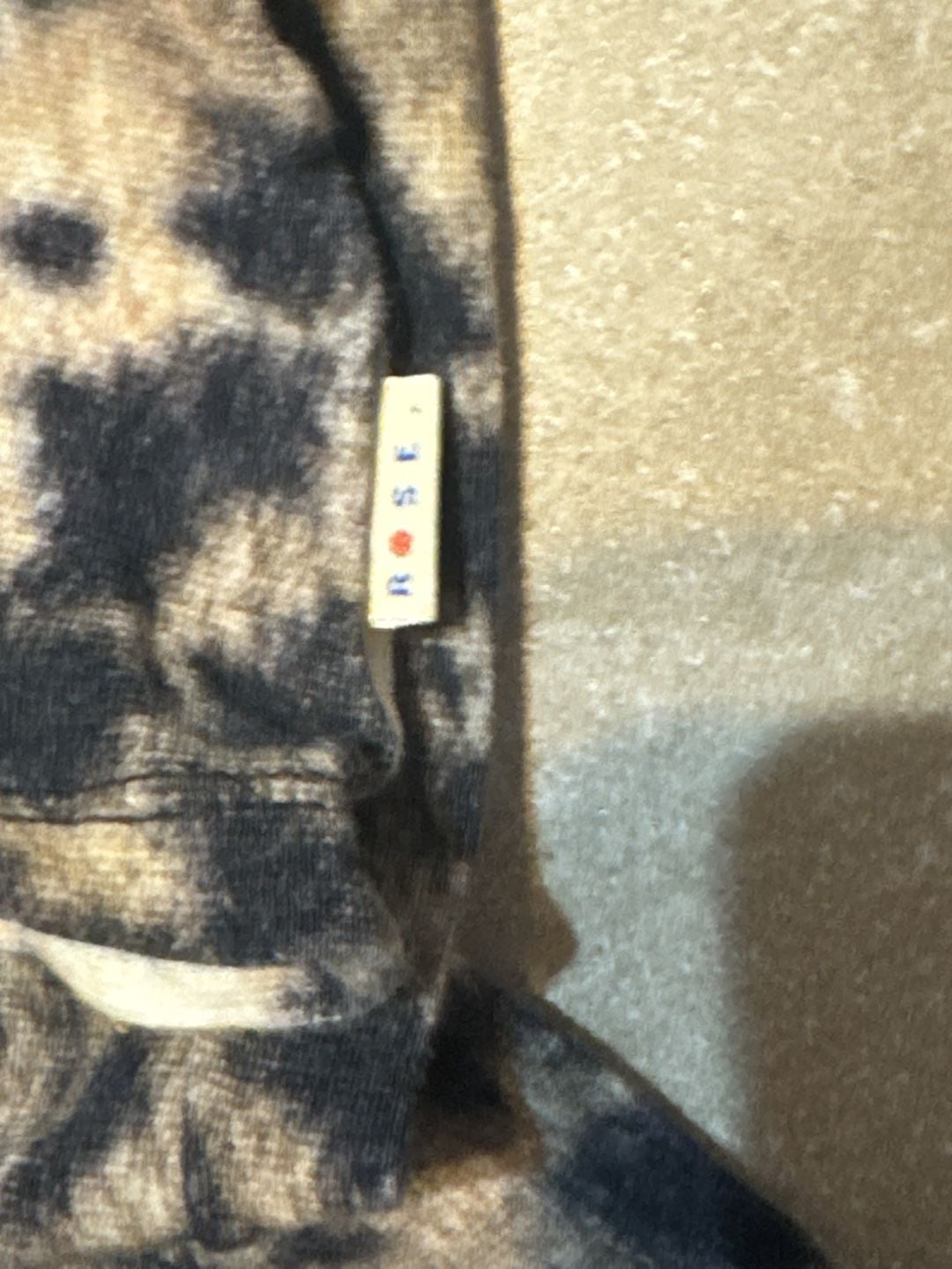 Bellerose Leopard Print Turtleneck and Leggings Set Size 6 7