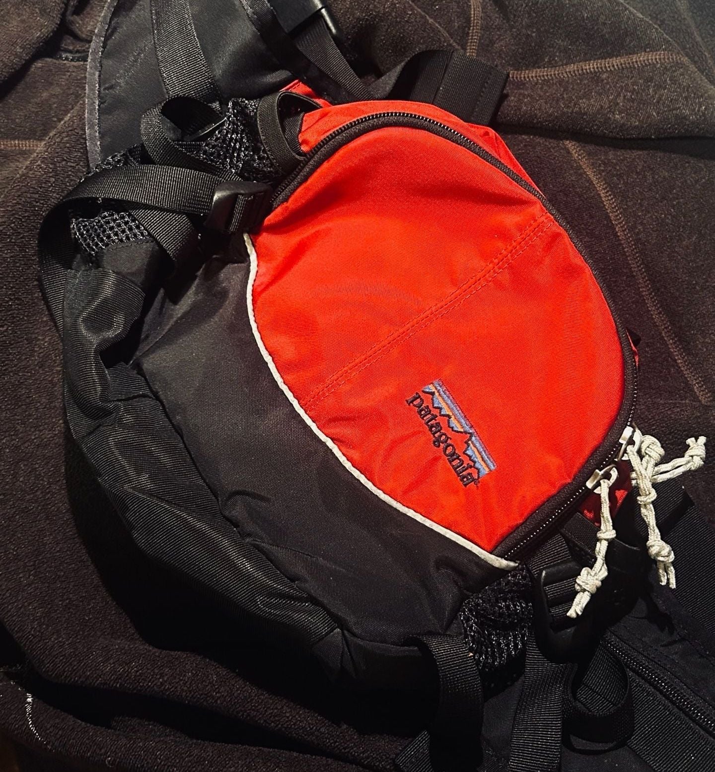 Patagonia Pablano Lumbar Pack 2002 Y2K Vintage Red 3