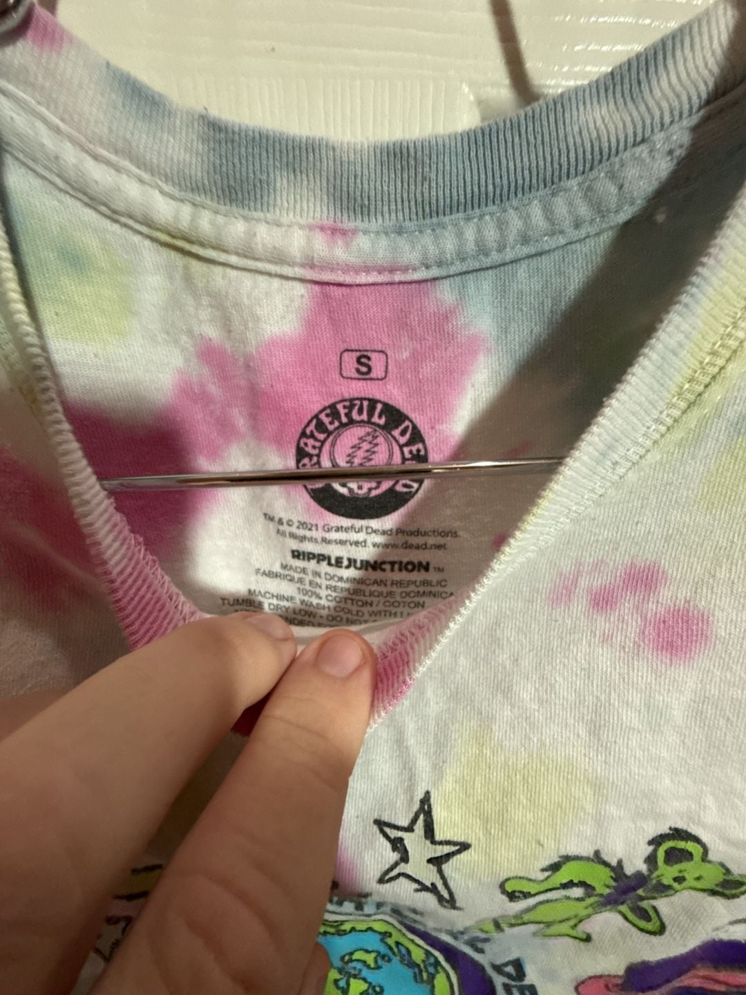 Grateful Dead T-Shirt Size S Tie Dye Graphic Tee 4