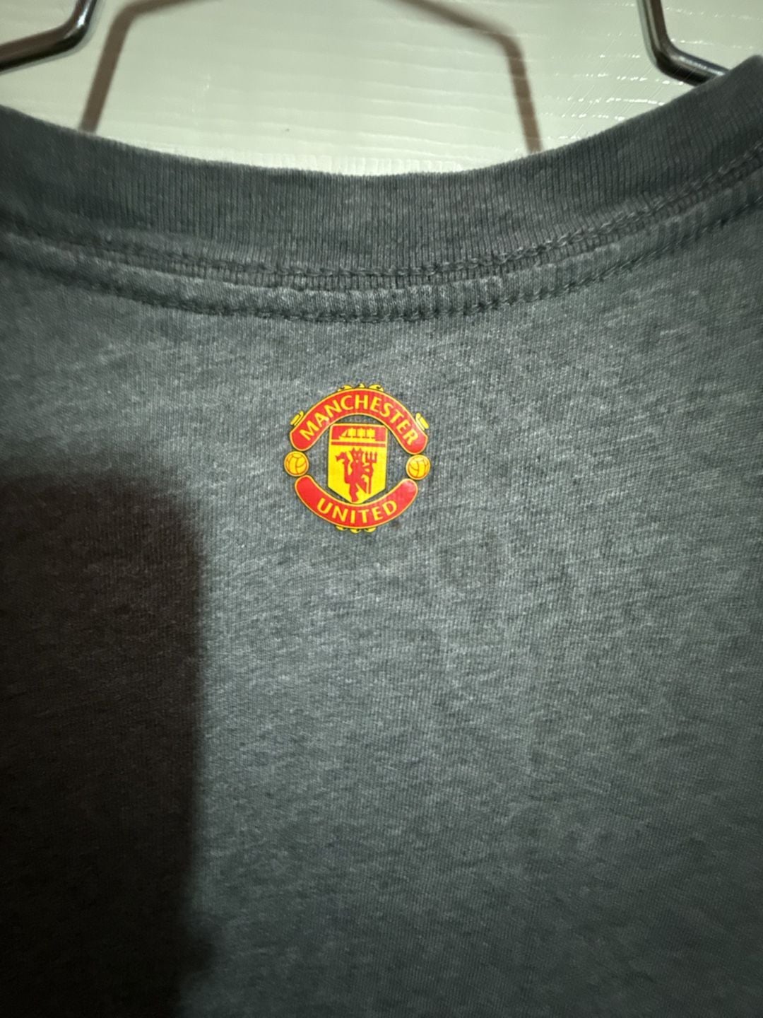 Nike Manchester United T-Shirt Size L Gray Graphic 5