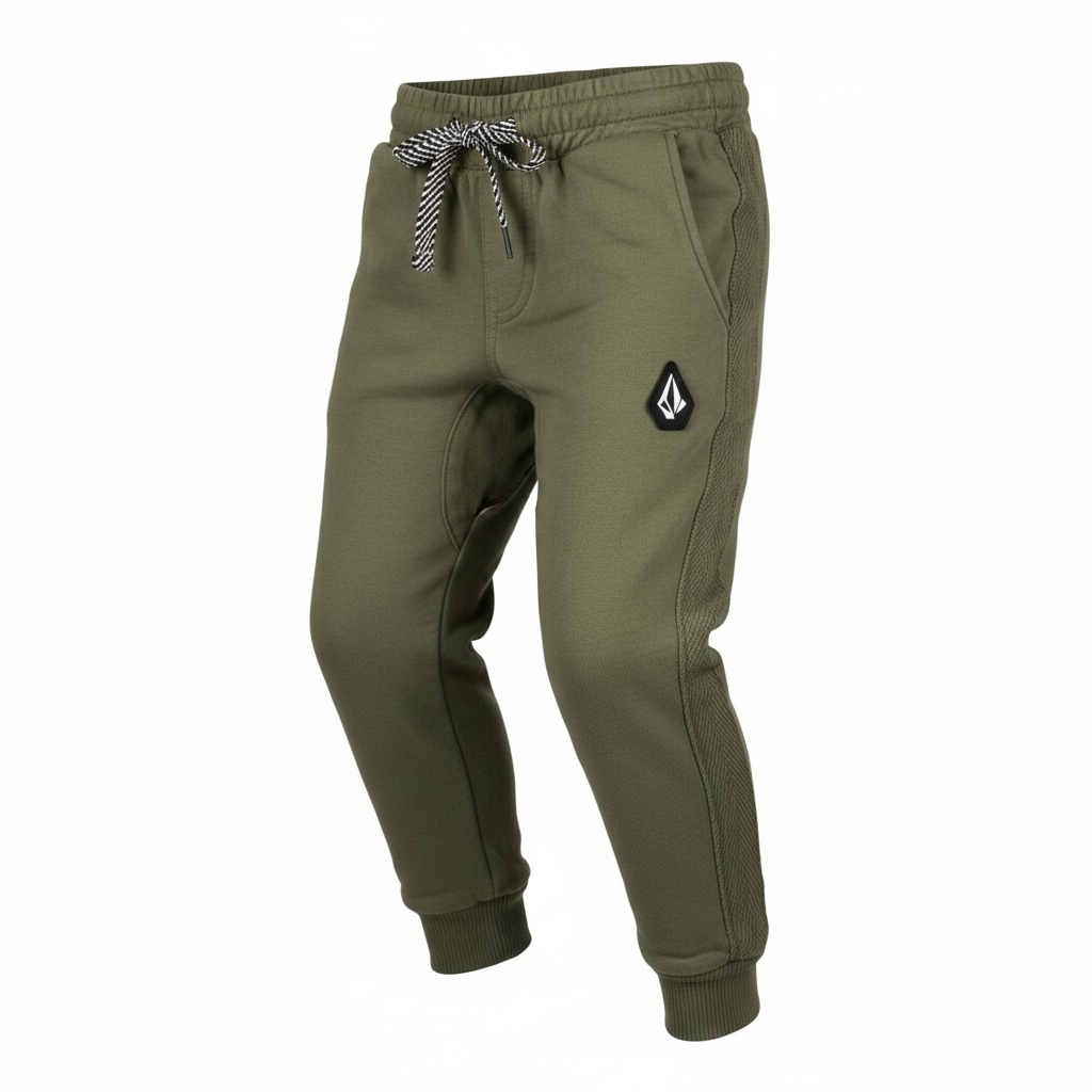 Volcom Vologo Fleece Jogger Pants Size 2T Green 2