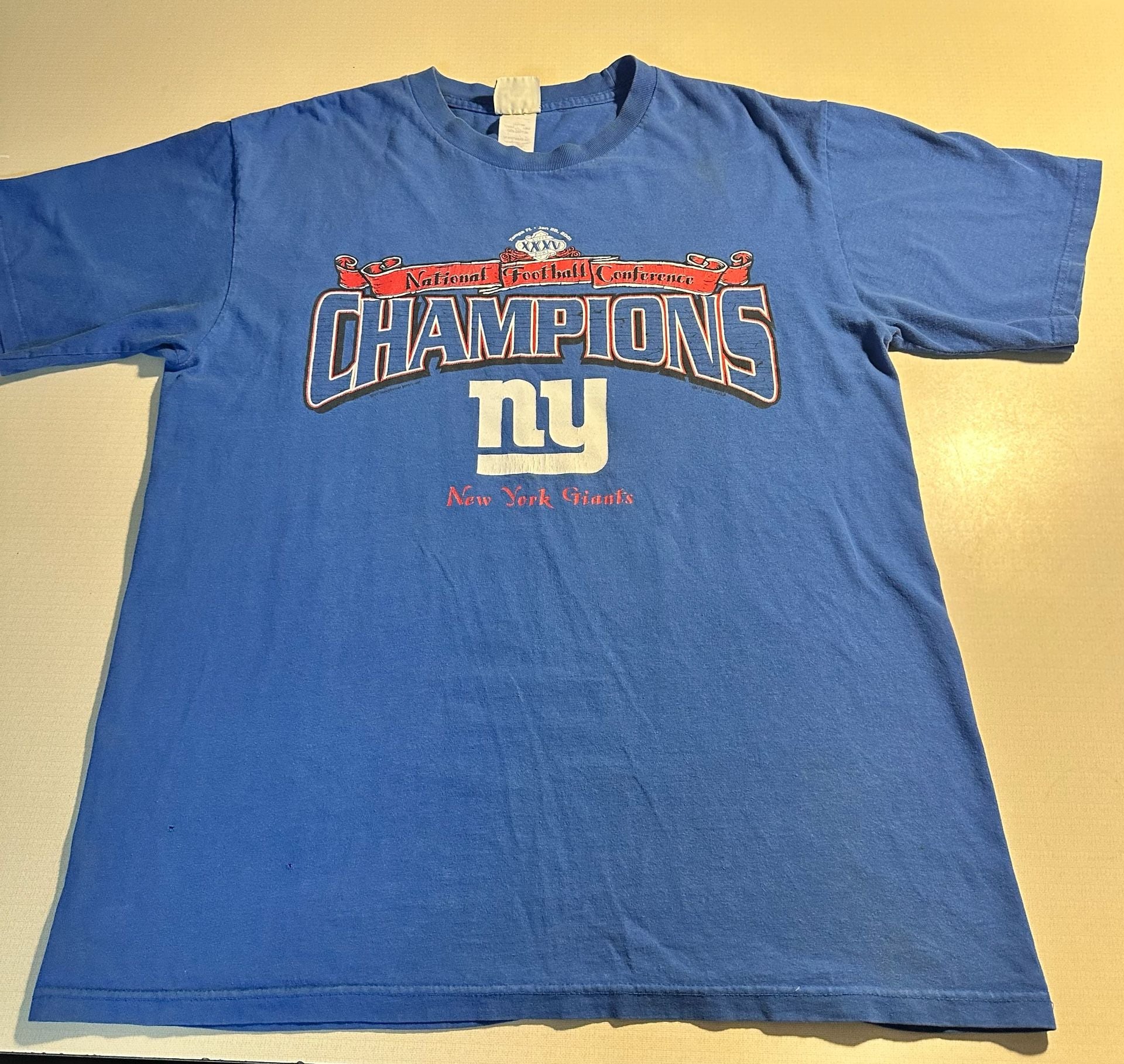 Lee Sport New York Giants NFC Champions T-Shirt Large Blue 2