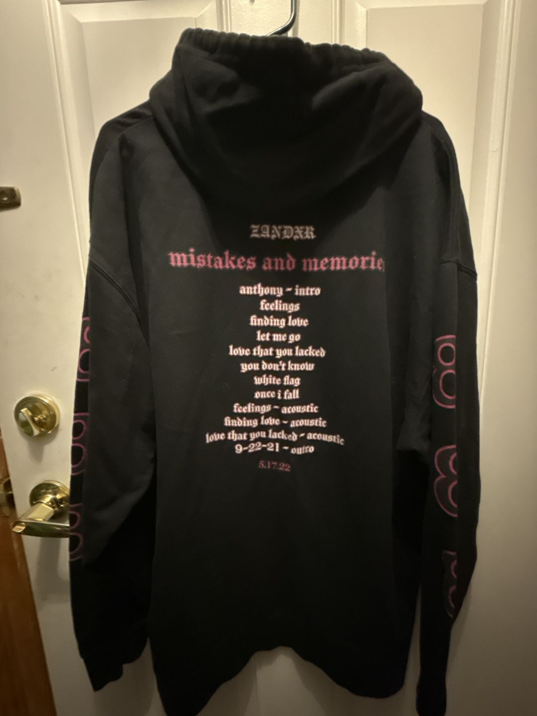 Independent Trading Co. Mistakes and Memories Hoodie Size 3XL Black 6