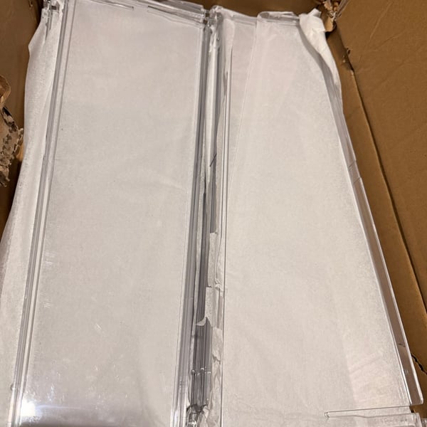 Siffron Clear Divider 18 In Deep 4 In Front 6 In Rear AX6812-25