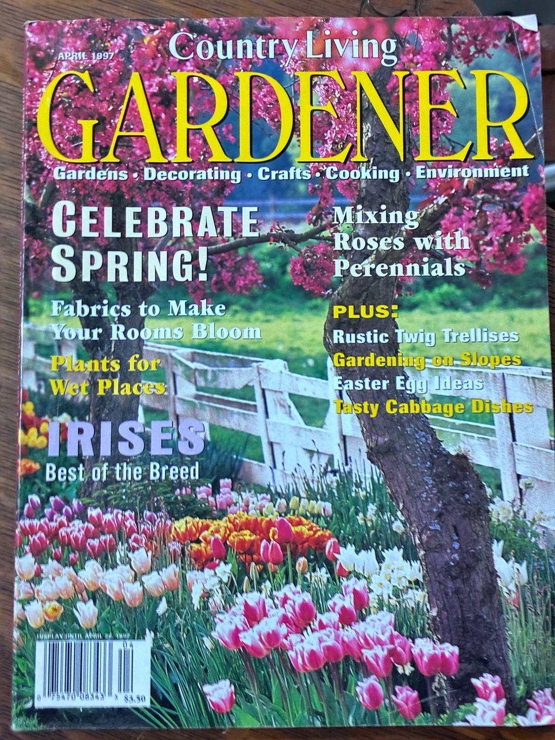 Country Living Gardener Magazine April 1997 Spring Issue 1