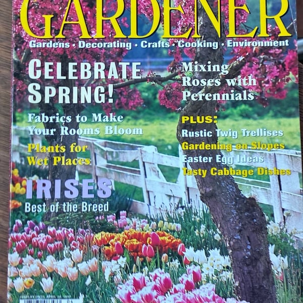 Country Living Gardener Magazine April 1997 Spring Issue