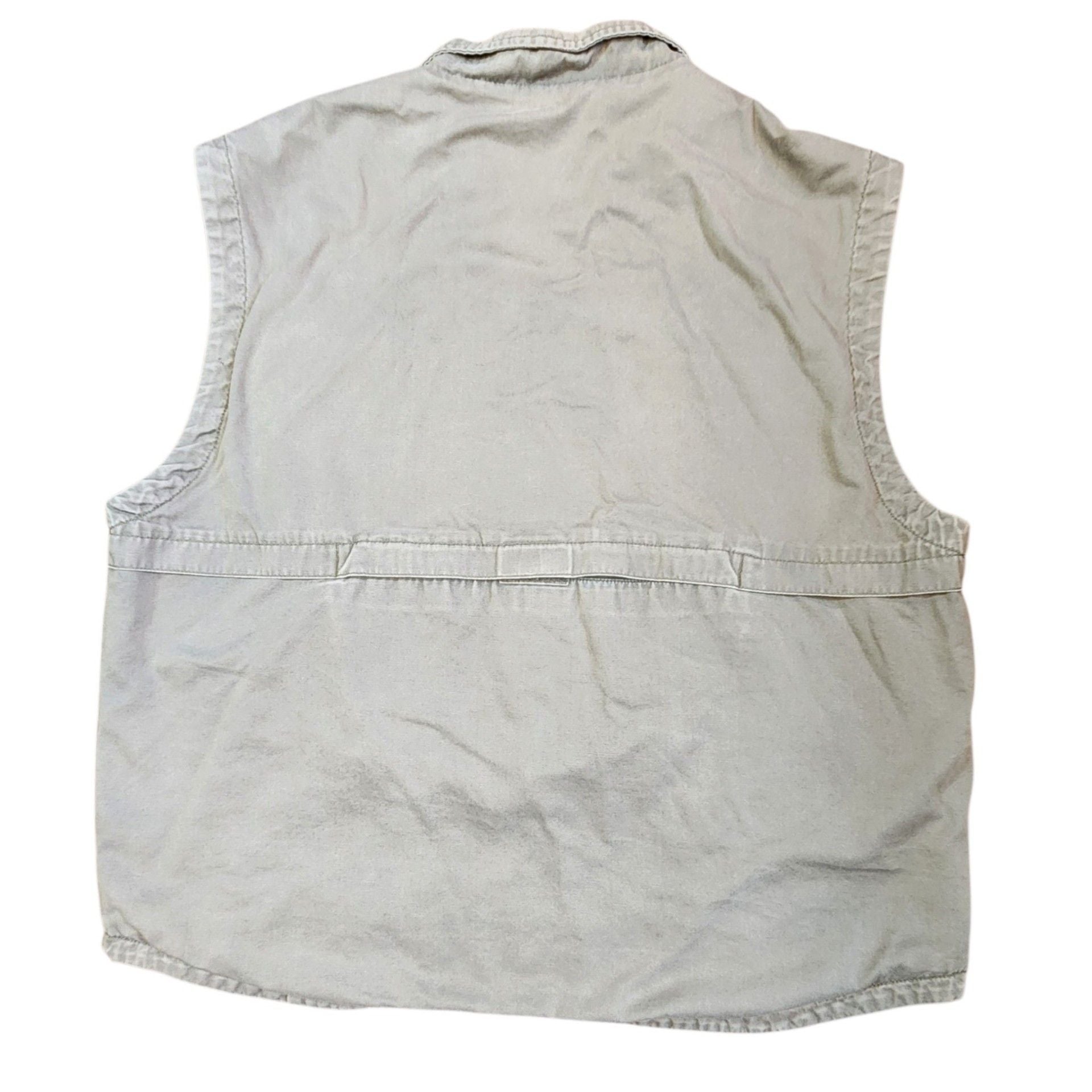 Vintage Structure USA Utility Cargo Vest XL Tactical Gorpcore Granola 14