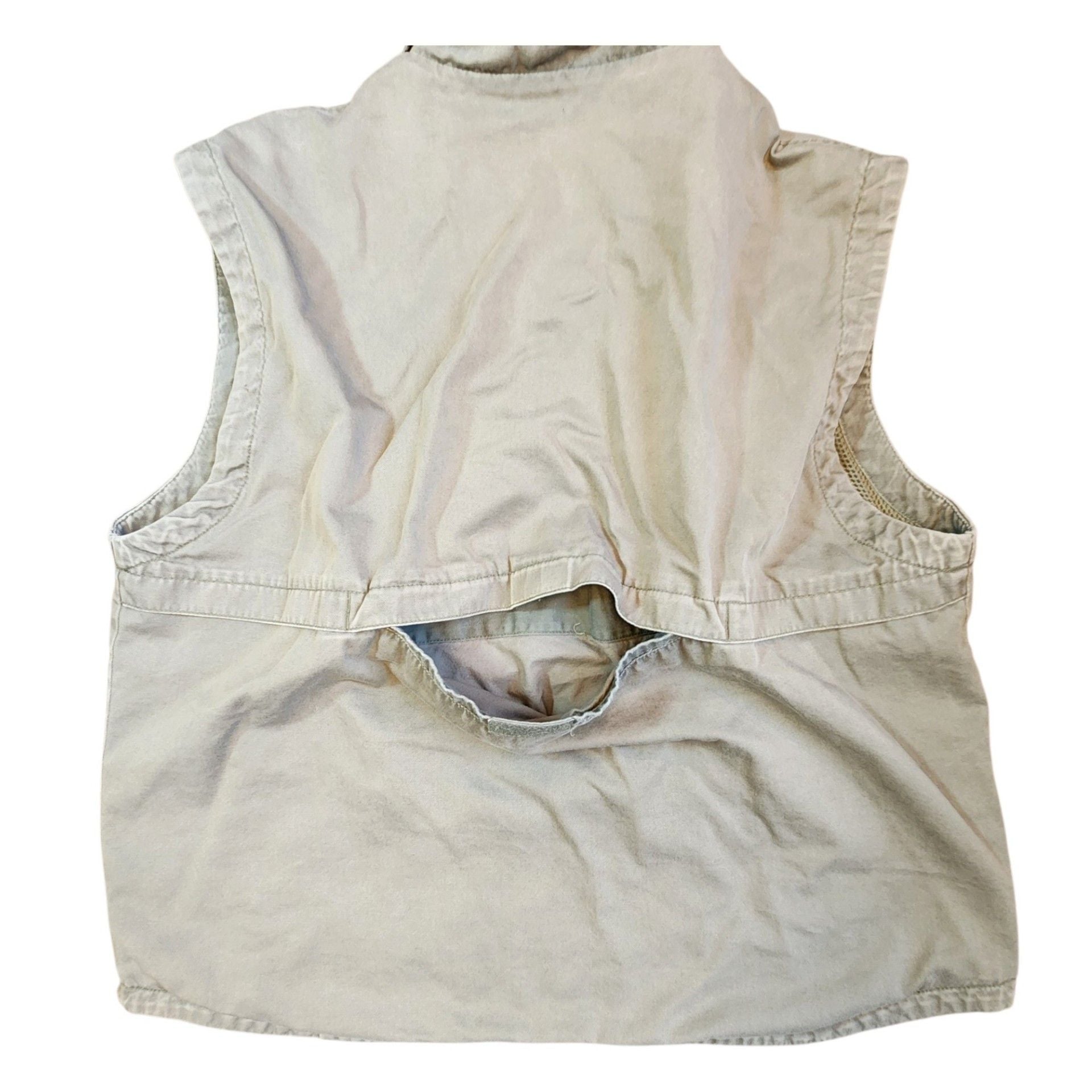 Vintage Structure USA Utility Cargo Vest XL Tactical Gorpcore Granola 15