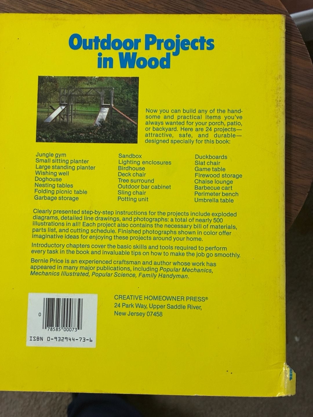 Creative Homeowner Press Outdoor Projects In Wood Book 2