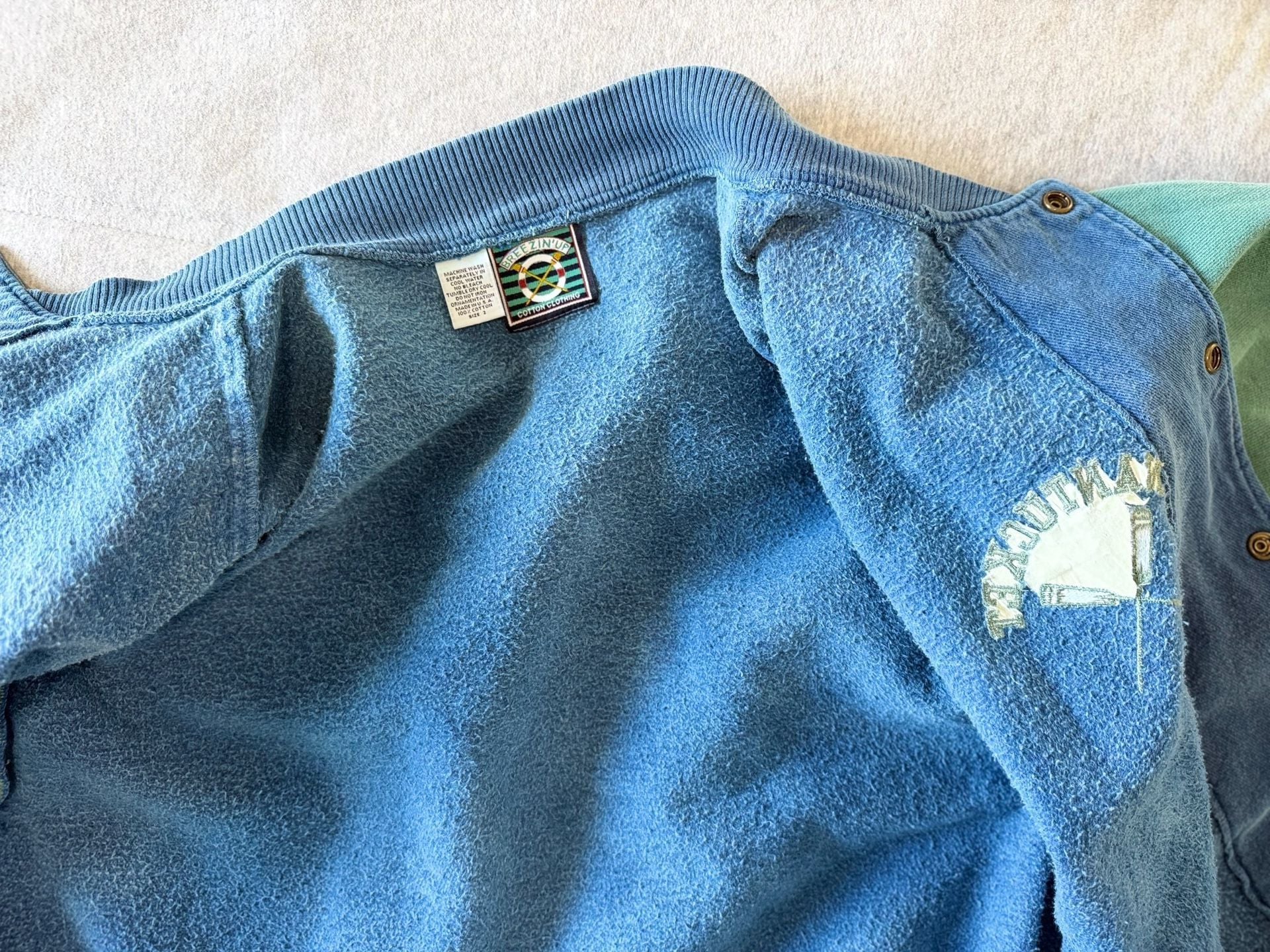 VTG Breezin Up Nantucket Jacket Size 2 Made in USA Colorblock Coastal Preppy 11