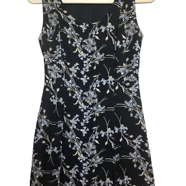 90’s Vintage Floral Silk Mini Dress