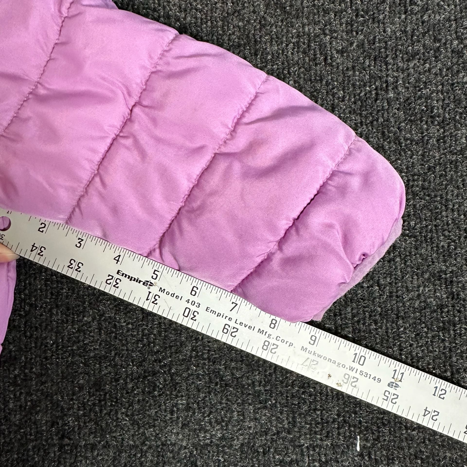 Toddler Jumping Beans Puffer Jacket Size 3T Purple Fleece Lined 8